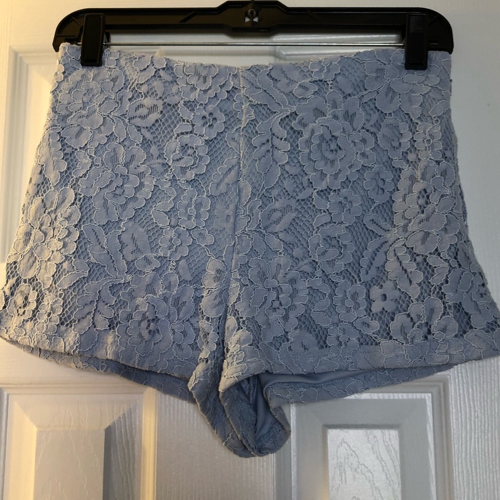 Forever 21 light blue shorts